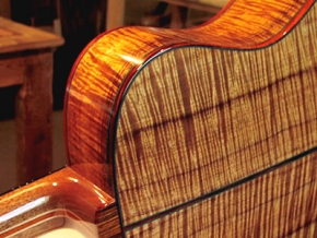 Koa backed guitar by Michael Keller Michael Keller - Koa backed guitar by Keller Guitars